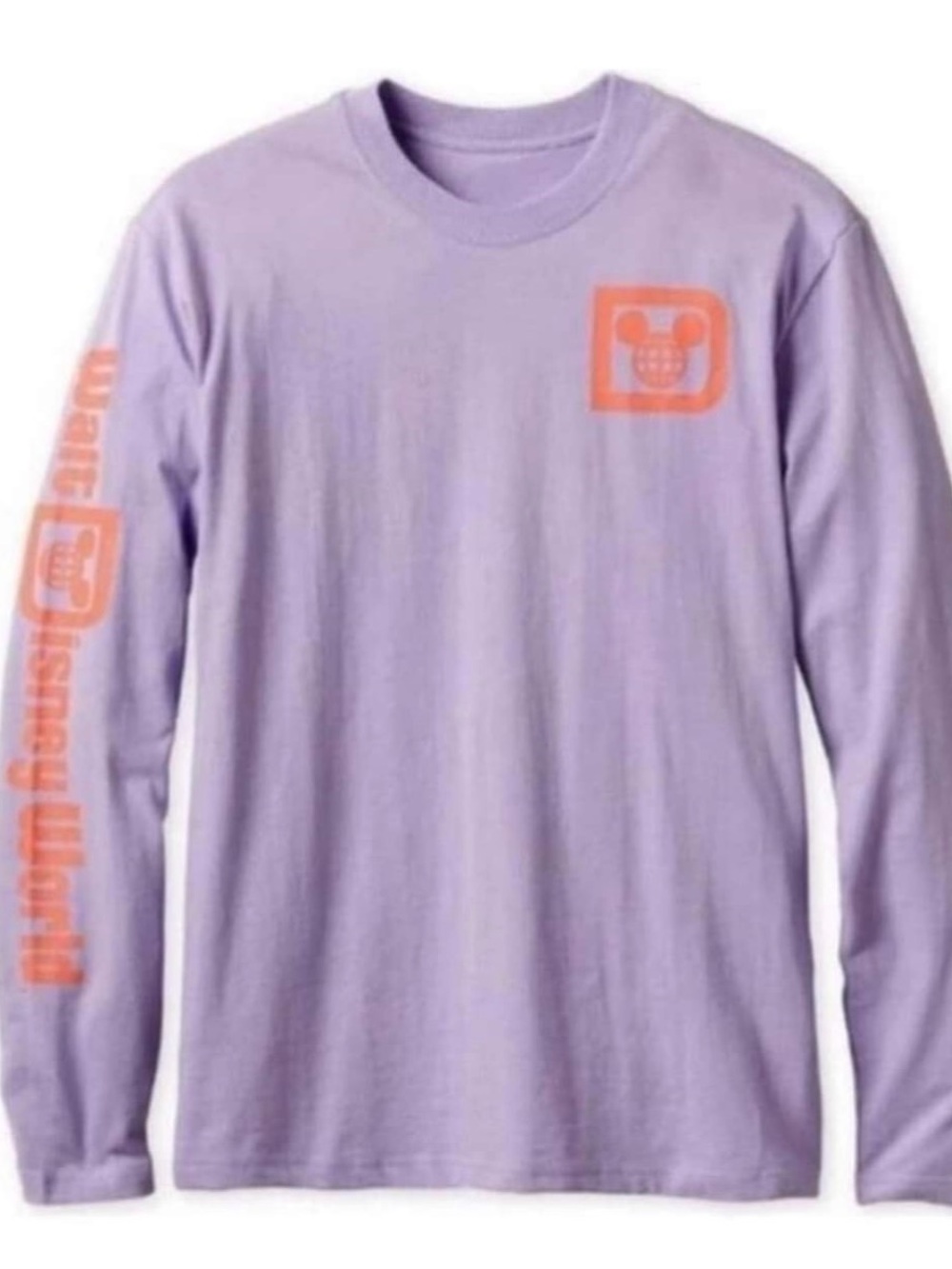Disney World Purple Coral Long Sleeve Tshirt, Medium